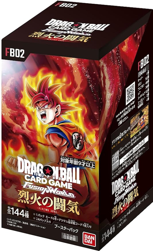 Dragon Ball Super Card Game Fusion World Booster Box [FB02] Recca no Touki (CAJA) 24 packs