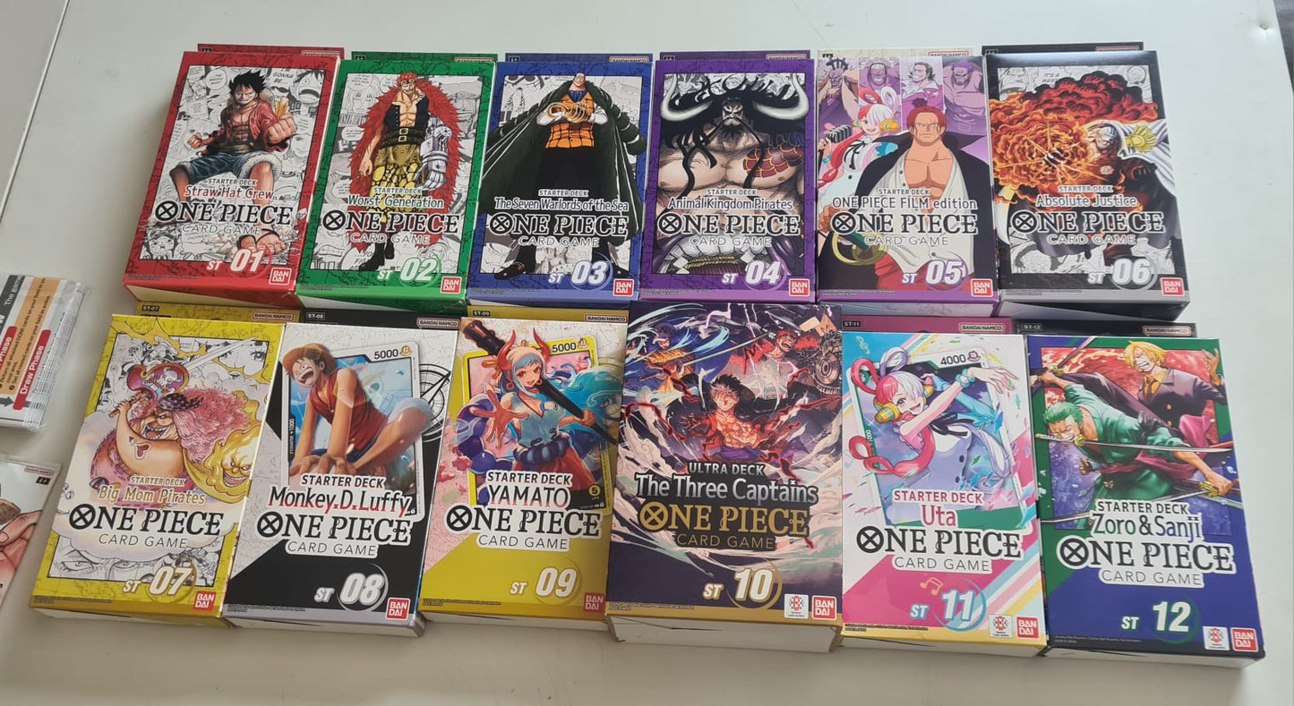 Colección completa de One Piece TCG (venta a comisión)